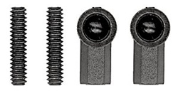 Associated B4/B3/B2/T3 Adjustable Servo Link, 4-40 X 1/2" set screw with special plastic ball cups