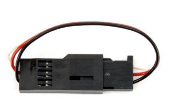 Futaba Slim Wire Servo Extension Cord 75mm J Plug