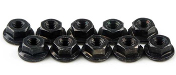 Kyosho Steel Flanged Nut M3x3.7mm - Package of 10