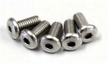 Kyosho Titanium Button Hex Screw M2.6x6mm - package of 5