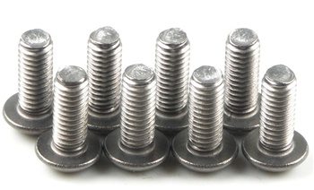 Kyosho Titanium Button Hex Screw M3x8mm - Package of 8