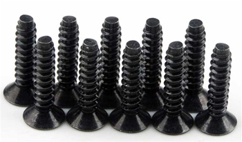 Kyosho Flat Head Self-Tapping Screw M2.6x12mm - Package of 10