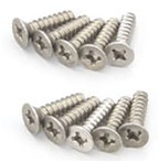 Kyosho Titanium Flat Head Self-Tapping Screw M3x12mm - Package of 10