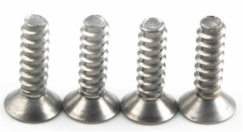 Kyosho Titanium Flat Head Self-Tapping Screw M4x15mm - Package of 4