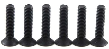 Kyosho Flat Head Hex Screw M4x18mm - Package of 6