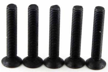 Kyosho Flat Head Hex Screw M4x25mm - Package of 5