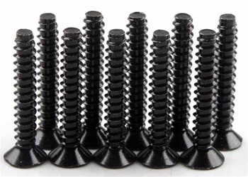 Kyosho Flat Head Self-Tapping Screw M4x25mm - Package of 10