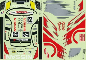 Kyosho Sponsor Decal Set Nismo Fairlady 350Z