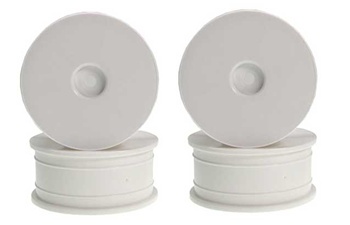 Kyosho White Dish Wheels  24mm - Package of 4