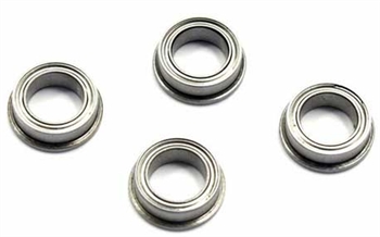 Kyosho 1/4" x 3/8" Flanged Ball Bearing - Package of 4