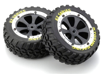 Kyosho Sand Master Tire and Wheel Set - Package of 2