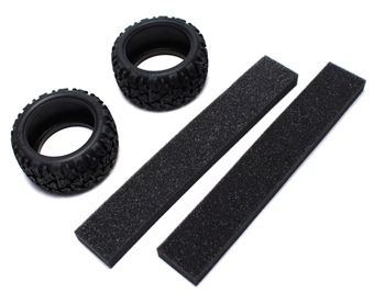 Kyosho Neo Block Tires and Inner Foams for Rage VE - Package of 2