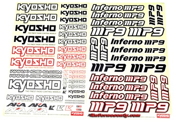 Kyosho Inferno MP9 Decal Sheet