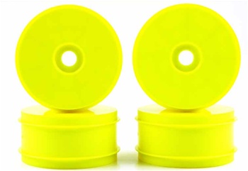 Kyosho Inferno MP9 Dish Wheels Larger Diameter Yellow - Package of 4