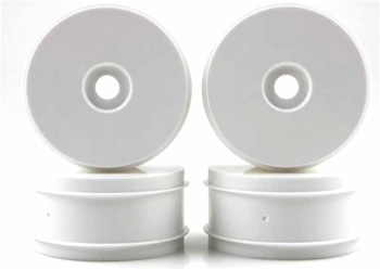 Kyosho Inferno MP9 Dish Wheels Larger Diameter White - Package of 4