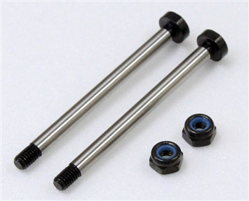 Kyosho Inferno MP9 Hard Front Outer Suspension Shafts with Nuts - Package of 2
