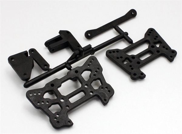 FRONT AND REAR BODY MOUNTS IG104 KYOSHO INFERNO GT GT2 