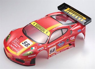 Kyosho Inferno GT Ferrari F430GT Body Set Painted