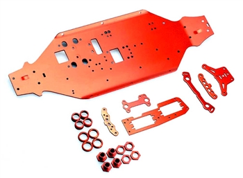 Kyosho Inferno GT2 Red Anodized Aluminum Parts Conversion Set