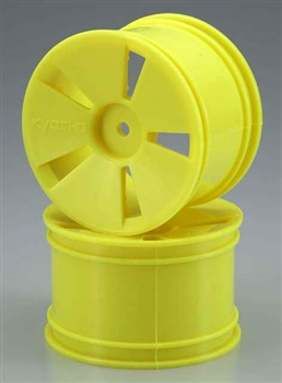 Kyosho Yellow Wheel (MFR, ST) - Package of 2