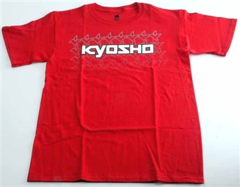 Kyosho K Fade Short Sleeve T-Shirt Red Size 3XL