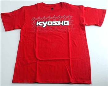 Kyosho K Fade Short Sleeve T-Shirt Red Size S