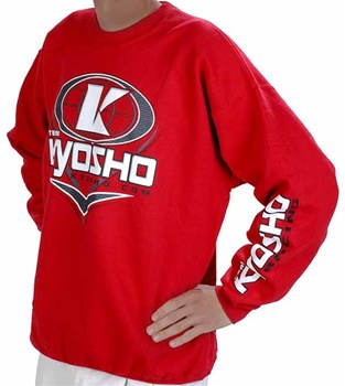 Kyosho K-Oval Red-Sweatshirt - 2X Large
