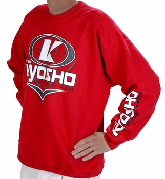 Kyosho K-Oval Red-Sweatshirt - 3X Large