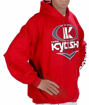 Kyosho K-Oval Red-Hoodie Sweatshirt - Medium