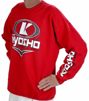 Kyosho K-Oval Red-Sweatshirt - Large