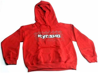 Kyosho K Fade Sweatshirt With Hood Red - 2X Large