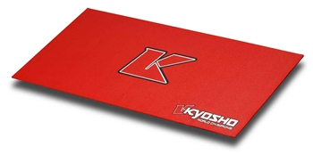 Kyosho Big K 2.0 Red Pit Mat - 2' x 4'