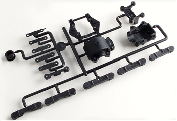 Kyosho Rear Carbon Composite Bulk Head & Toe Block Set "B" Version (ZX5)
