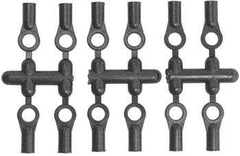 Kyosho 5.8mm Hard Plastic Ball Ends - Package of 12