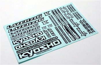 Kyosho Lazer ZX6 Decal Set