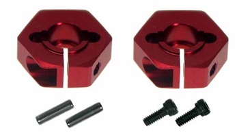 Kyosho Red Clamping Wheel Hub for Lazer and Ultima - Package of 2