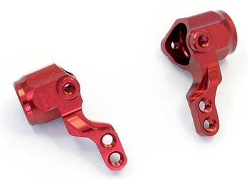 Kyosho Mini-Z Buggy Red Anodized Aluminum Knuckle Set