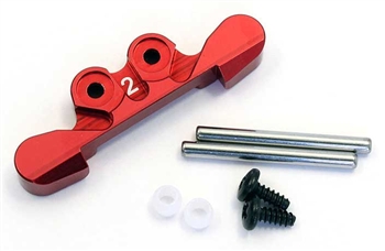Kyosho Mini-Z Buggy Red Anodized Aluminum 2 Degree Front Suspension Mount