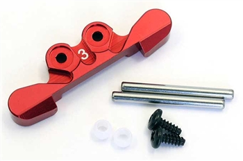Kyosho Mini-Z Buggy Red Anodized Aluminum 3 Degree Front Suspension Mount