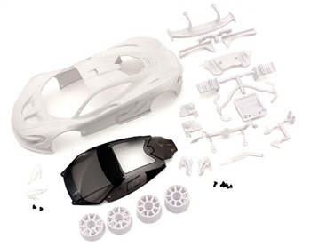 Kyosho McLaren P1 GTR White Body Set w/ Wheels