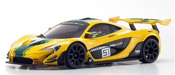 Kyosho McLaren P1 GTR Yellow/Green Body Set for MR-03W-MM Chassis