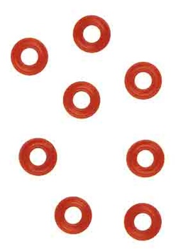 Kyosho Grooved O-Ring Orange P3 for Shocks - Package of 8