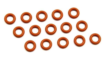 Kyosho Silicone O-Ring P4.5 Orange - Package of 15