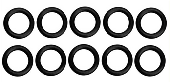 Kyosho Black P8 O-ring Comes in a - Package of 10