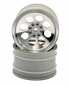 Optima/ Javelin  8 Hole Wheel 50mm Satin Chrome - Package of 2