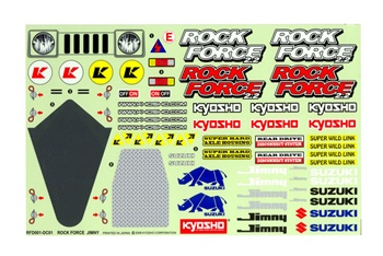 Kyosho Rock Force 2.2 Decal Set