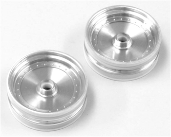 Kyosho Scorpion 2014 Front Wheel Shiny Chrome - Package of 2