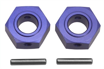 Kyosho Wheel Hub Blue Anodized Aluminum for DRX, DRT, DBX, DBX VE and DST - Package of 2