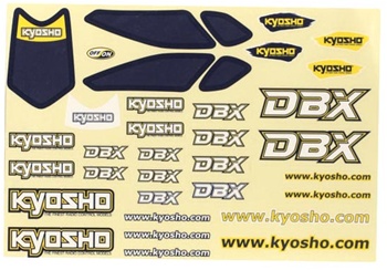 Kyosho Decal Set for the DBX Body