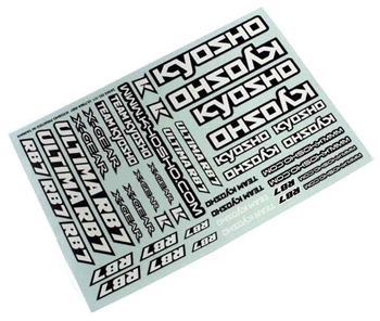 Kyosho Ultima RB7 Decal Sheet